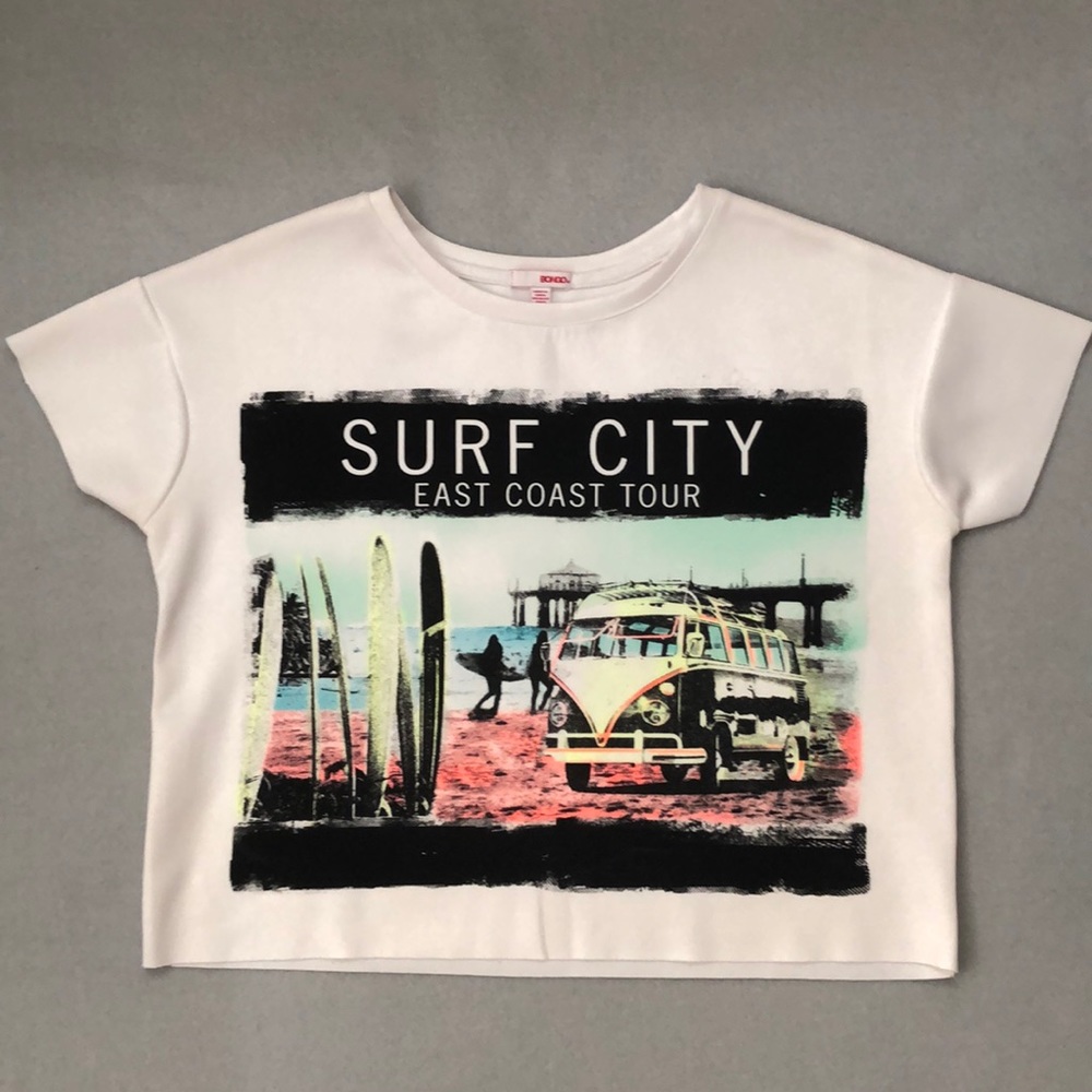 “Surf City East Coast Tour” Crop Top